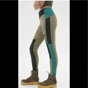 The North Face Steep Tech Fleece Leggings L Olive NWT